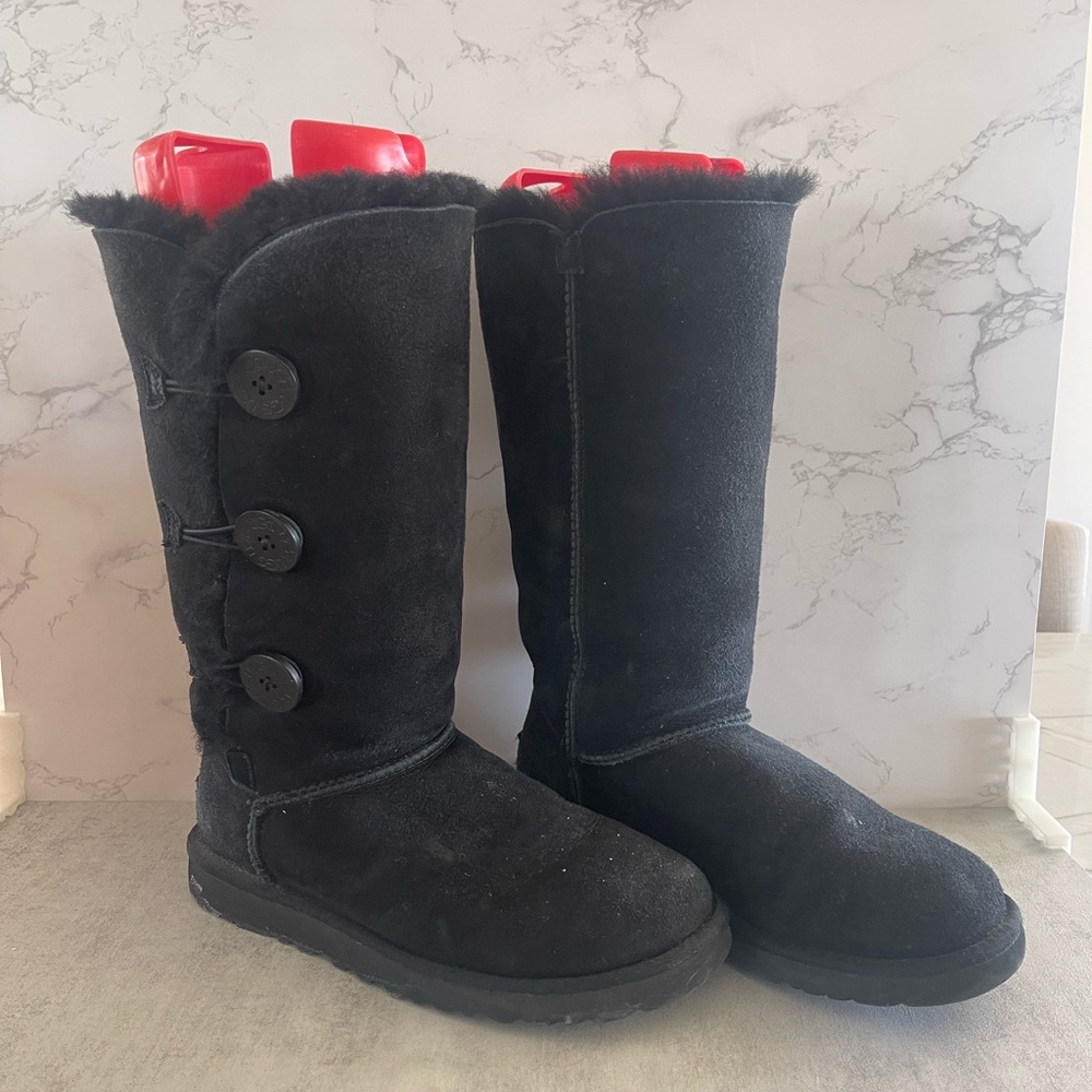 Ugg Bailey Button Tall Black Uggs - image 2